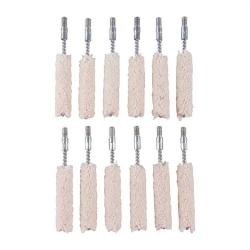Brownells Cotton Bore Mop 35-38 Caliber 12 Pack
