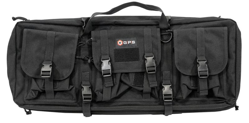 GPS GPS-DRC28 Double Rifle Case 600D Polyester Black 2-Pistol Sleeves
