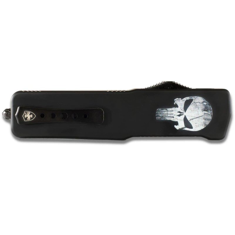 Templar LZ-FL-12-1 OTF LG Zinc Black Fallen Dagger 3.55" Plain Blade