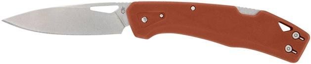 GERBER 1074523 6.3in 440A Stainless Modified Plain Edge Lockback Burnt