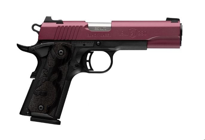 2024 SHOT Show 1911-Style 380 ACP Pistol: Lightweight, Cerakote, 8-Rd Mag, Wood Grips