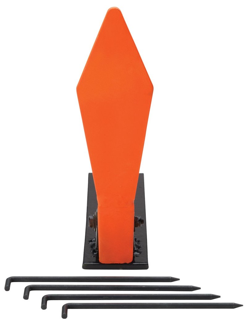 Champion Targets 44886 .22 Diamond Pop-Up Target Rimfire Rifles Orange Steel Standing