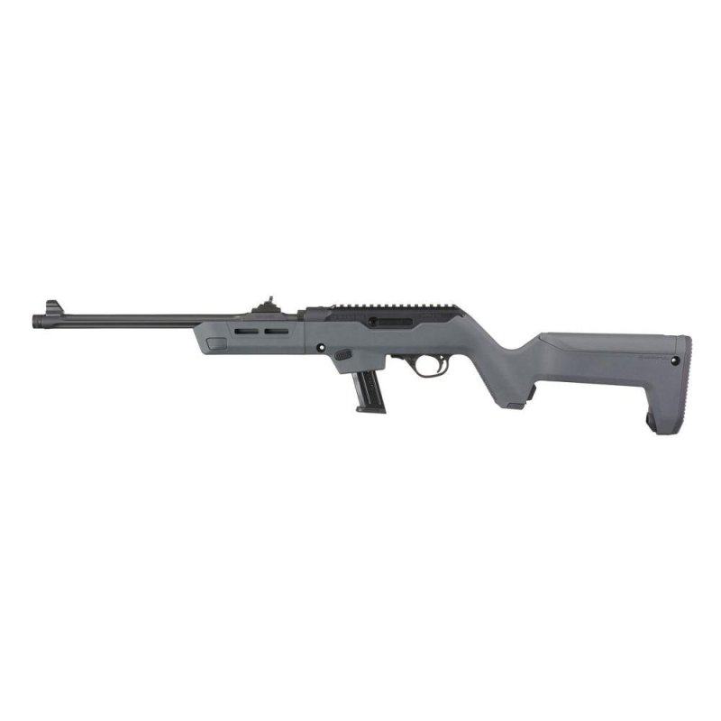 Ruger PC Carbine 9mm Luger 17+1 16.10" Threaded/Fluted Barrel Stealth Gray Magpul Backpacker