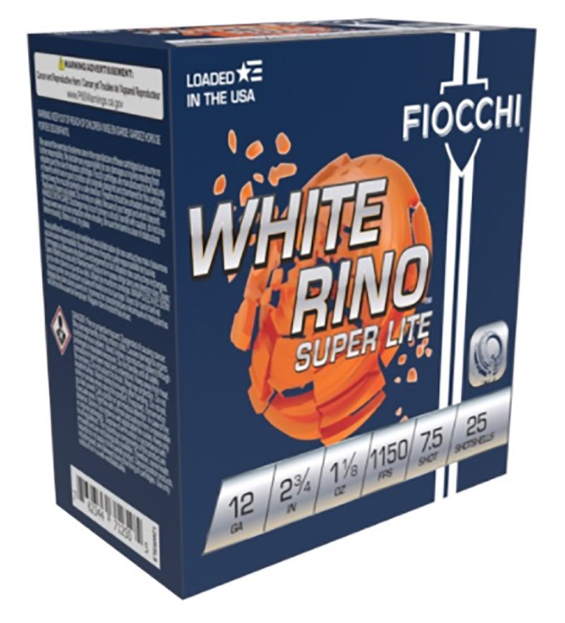 White Rino 12ga 2 3-4" 1 1-8oz SL #7.5