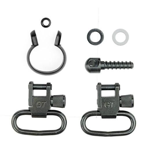 GrovTec US Barrel Band Swivel Set - .430-.445in Black