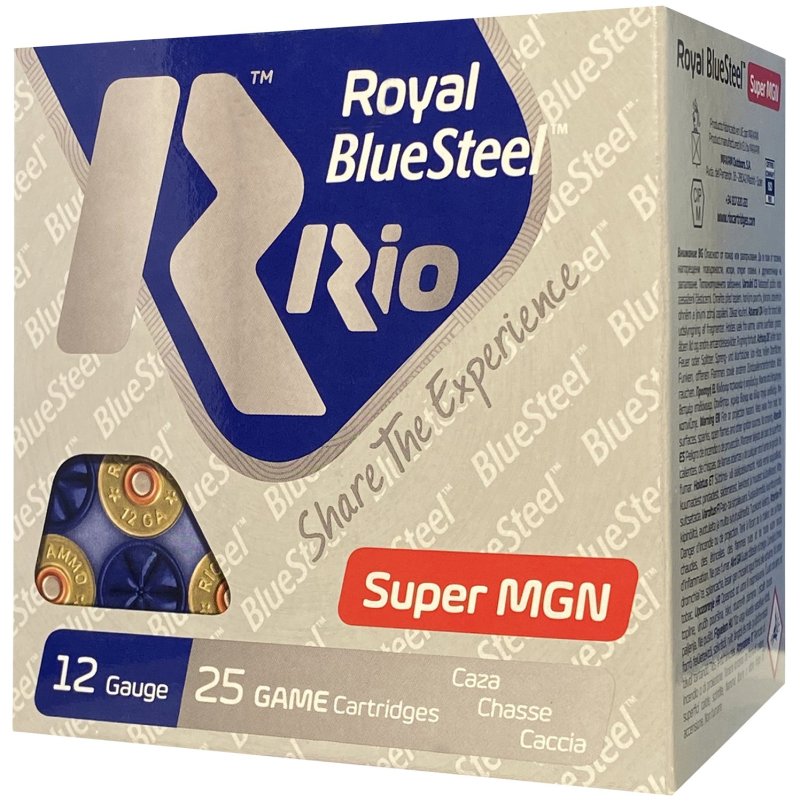 Rio Ammunition RBSM403 Royal BlueSteel Magnum 12 Gauge 3" 1 3/8 oz 3...