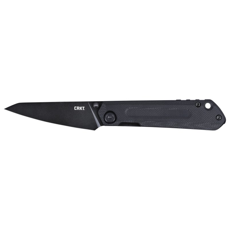CRKT 2670 Straight Knife 2.6" Plain Edge Black G10 D2 Handle