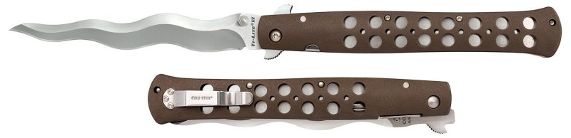 Cold Steel Ti-Lite 6.00 In Folding Knife AUS-10A CS-26SXK6 Black