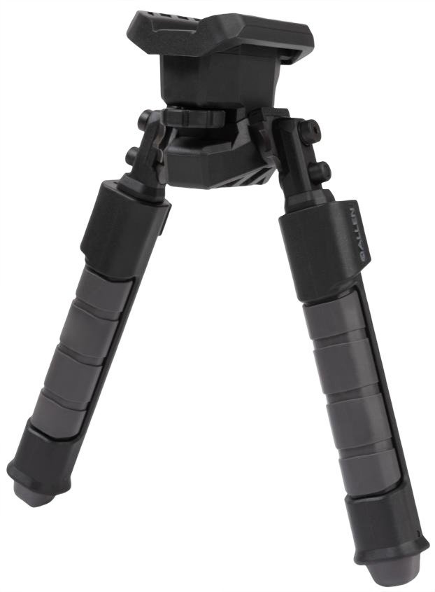 Allen Helix Polymer Bipod Low-Stud Mount Adjustable Black/Gray