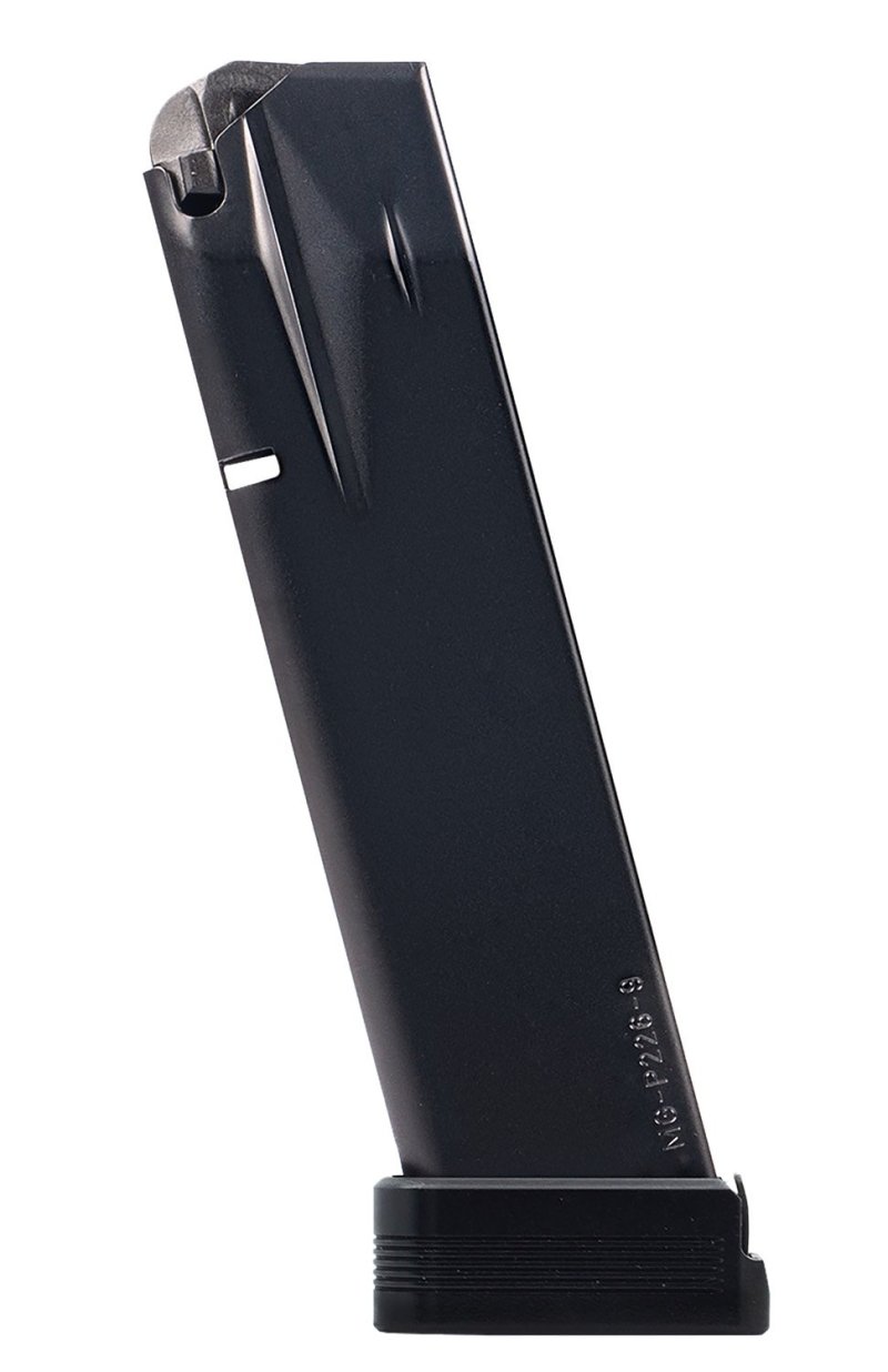 Mec-Gar MGP22620M 20rd 9mm Extended Mag for Sig P226 Blued Steel