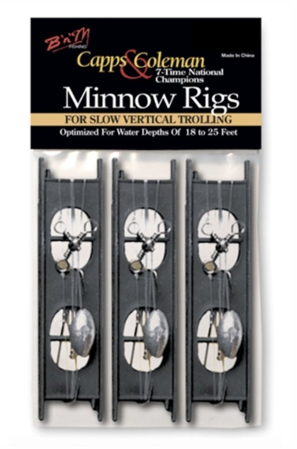 B&M Caps & Coleman Minnow Rig 6pk 1/2oz w/E214 Hoo