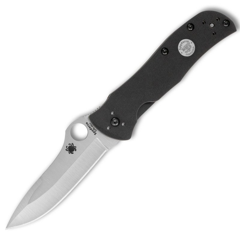 Spyderco Starmate C55G20CVP 3.74" Satin Plain Drop Point 1-Round