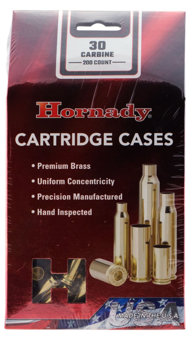 Hornady 8650 30 Carbine Unprimed Cases 200 Count Brass