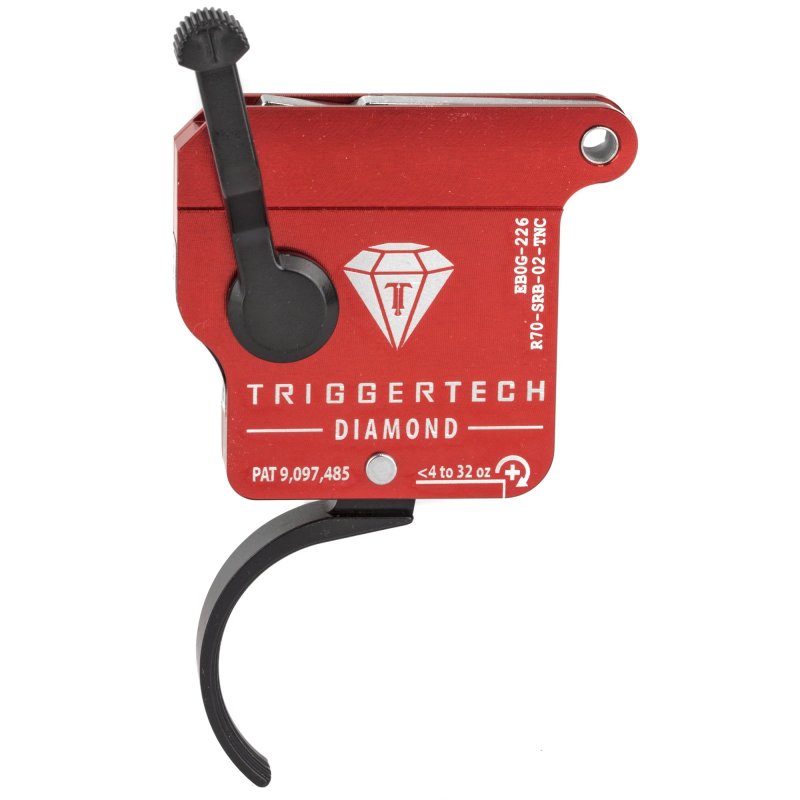 TRIGGERTECH Rem700 Diamond Curved RH Single Stage Trigger R70-SRB-02-TNC