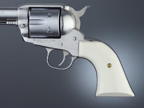 Hogue 83570 Ruger Blackhawk/Vaquero Ivory Polymer Cowboy Panels