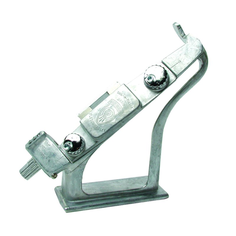 Bitzenburger 1008S Fletching Jig Base Silver Die Cast Adjustable 3/4 Fletch