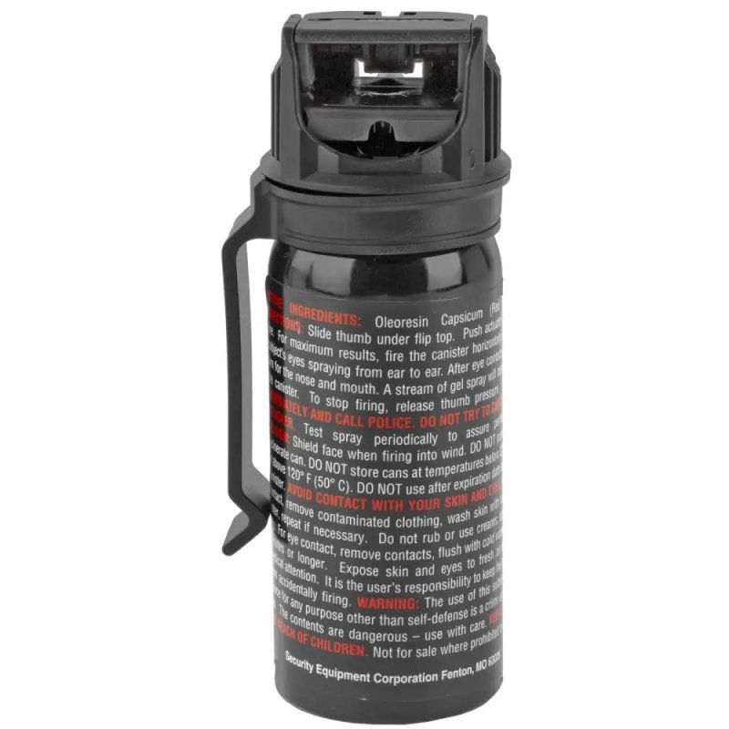 Sabre MK3-CFTG-BC Crossfire Pepper Gel 1.8oz Black 18ft Range 18 Bursts
