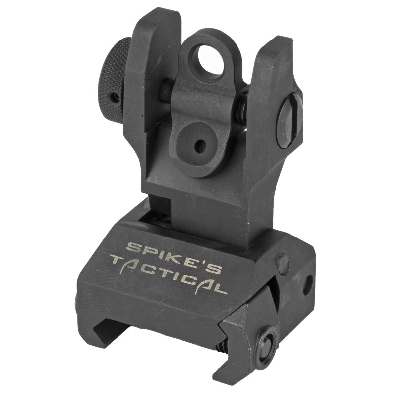 Spike's Tactical SAS85R1 Rear Folding Sight Dual Diopter Black