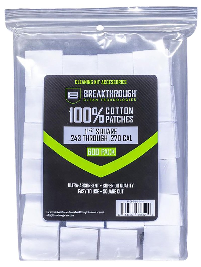 Breakthrough Clean BTCPS112600 Square Patches 243-270 Cal 600 pieces