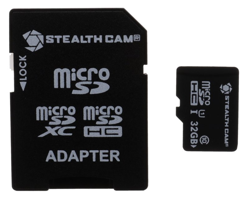Stealth Cam STC32MICSD 32GB Micro SD Memory Card Class 10 Black