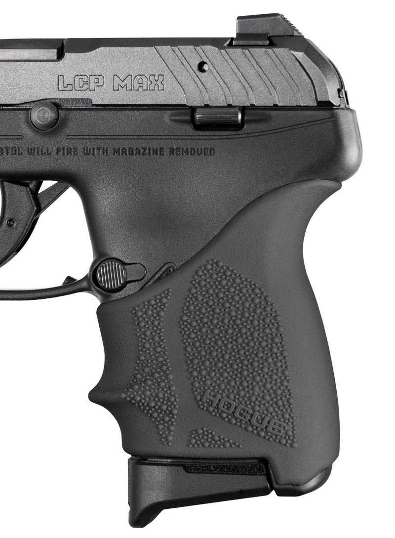 Hogue HandAll Beavertail Grip Sleeve Ruger LCP Max Black 18130