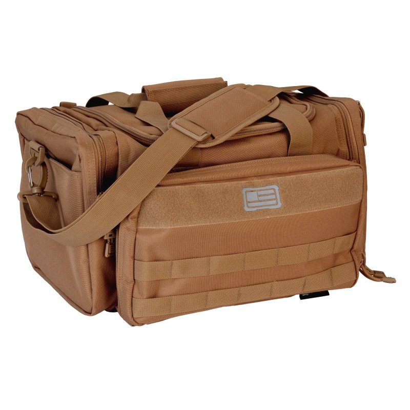 Evolution Outdoor 51313-EV Polyester MOLLE Range Bag Coyote