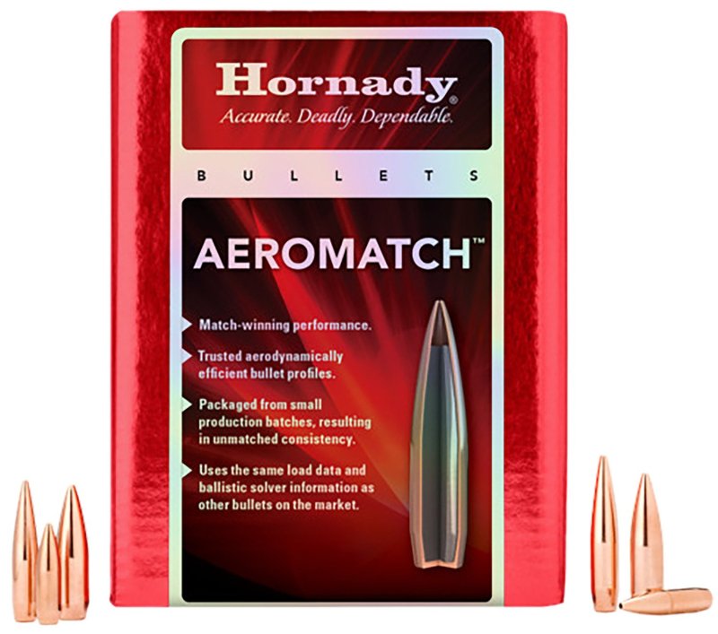 Hornady 227711 22Cal .224 69gr HPBT Bullets 500/Box
