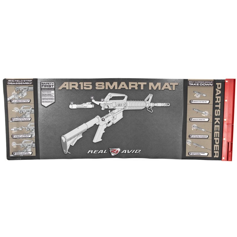 Real Avid AVAR15SM AR-15 Smart Mat 43x16 with Parts Tray
