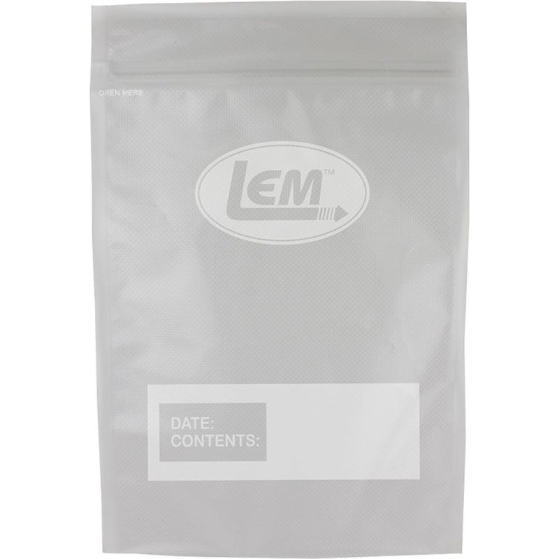 LEM Products MaxVac Zipper Top Vacuum Bags Gallon Size 11x16 - 20/ct