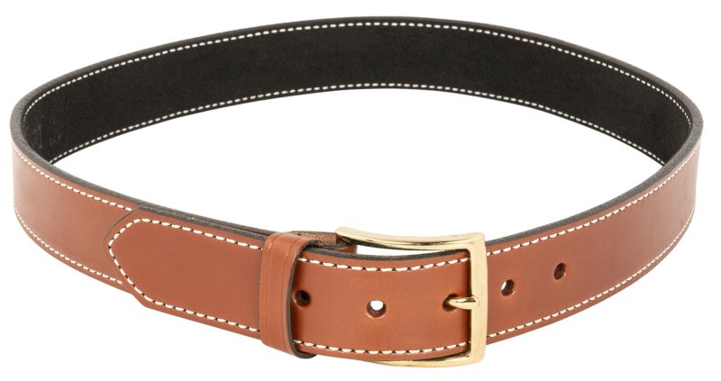 DeSantis B12TL38Z0 Tan Leather Belt 38" 1.5" Wide Gold Buckle