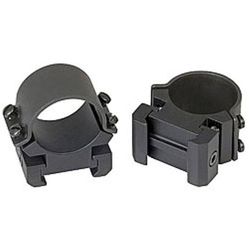Weaver 49165 Sure Grip Rings 1 Inch Extra High Matte Black 4-Screw
