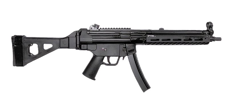 PTR 9LTBR 9x19mm Pistol 16" Barrel 30RD SB Tactical Brace Black