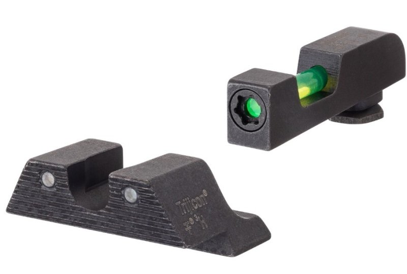 Trijicon GL801-C-601102 Night Sight Set for Glock 17 19 22 45 Green