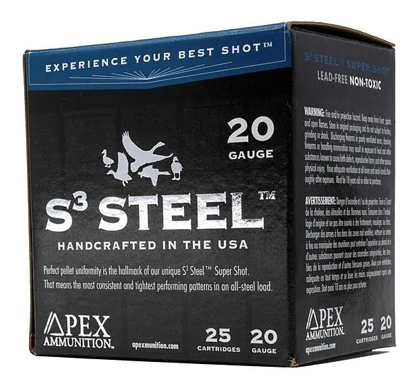 Apex Tactical Specialties S320-4 20ga 3In 1oz #4 25rd 1250FPS