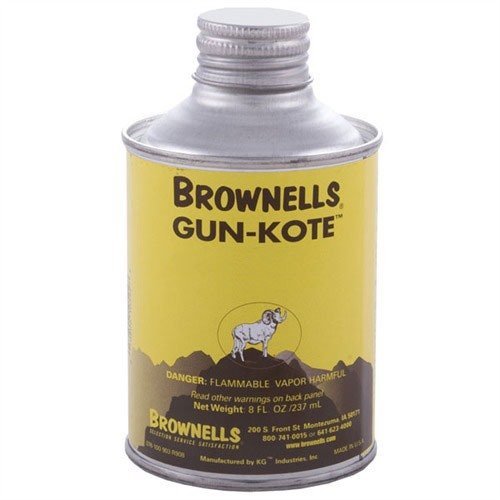 Brownells M2401F-8 Gun-Kote Oven Cure Matte Black Finish 8oz