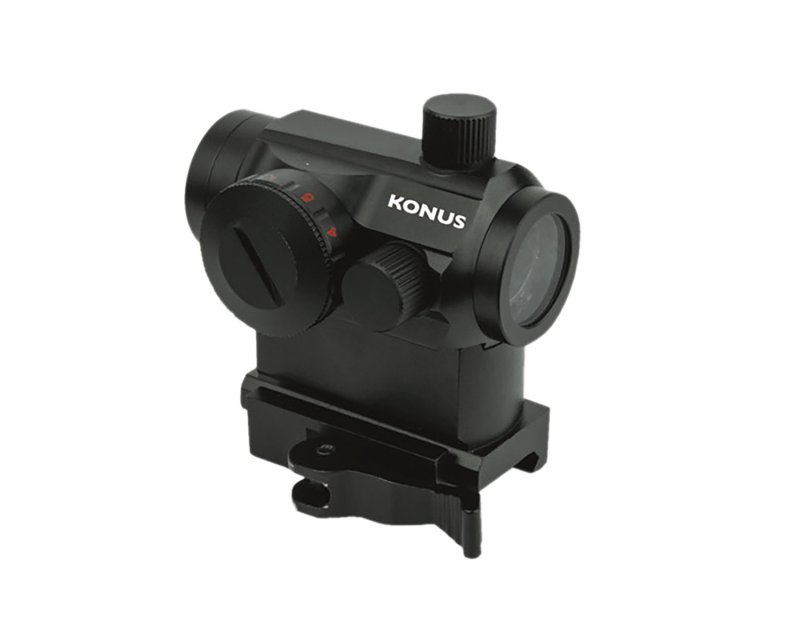 Konus Pro Nuclear 7214 1x22mm 3 MOA Red/Green Dot Reticle Matte Black
