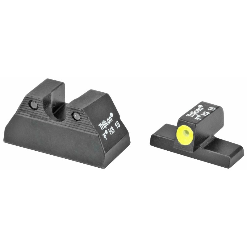 Trijicon HD Night Sights Yellow Front 3 Dot Green Tritium HK108Y-600598