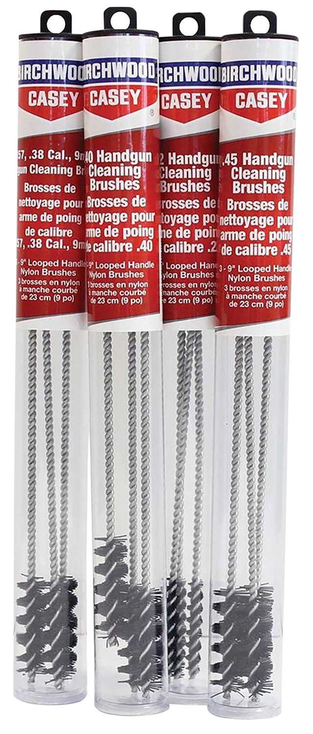 Birchwood Casey 9" Nylon Handgun Cleaning Brushes 3 Pack