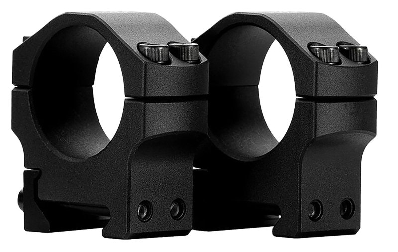 MDT Premier 30mm Medium Aluminum Scope Ring Set Black 103347BLK
