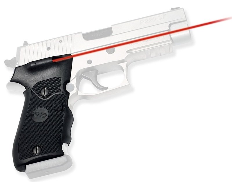 Crimson Trace 011100 LG-320 Lasergrips Black Red Laser for Sig Sauer P220