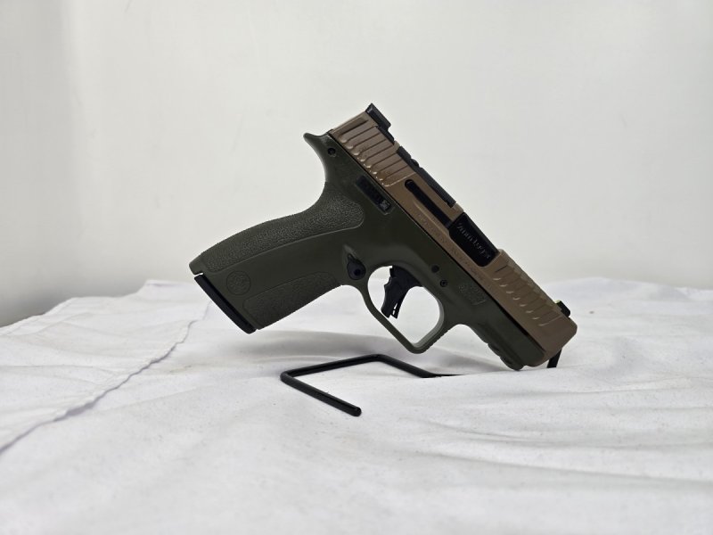 SMITH & WESSON Shield X Series 9mm 3.6" 13rd & 15rd w/ Thumb Safety - FDE & OD Green