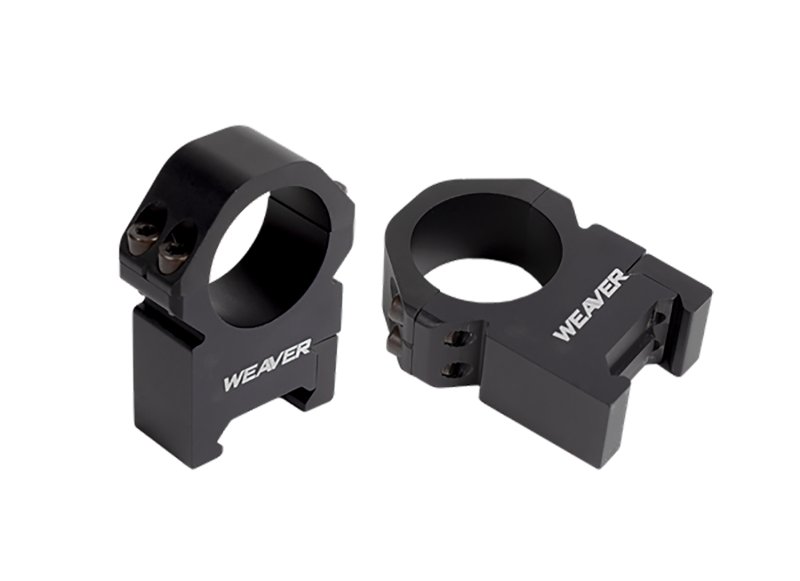 Weaver Precision Rings Matte Black 1 in. XX-High