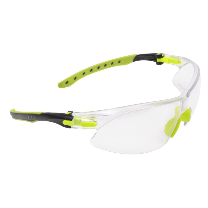 Allen ULTRX Keen Youth Safety Glasses Lime Green with Clear Lenses