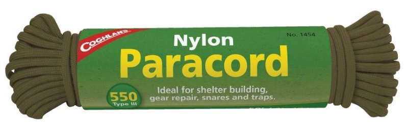 COGHLAN'S Paracord 50' Type III 550 Olive Drab 7-Strand Core