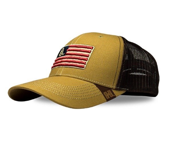 HDESIGN 34330 Gadsden Flag Trucker Hat Premium Design