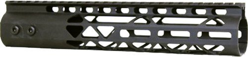 Guntec GT-10MLK-AL Air Lite 10" M-Lok Handguard Black 7.5oz AR15 Rail