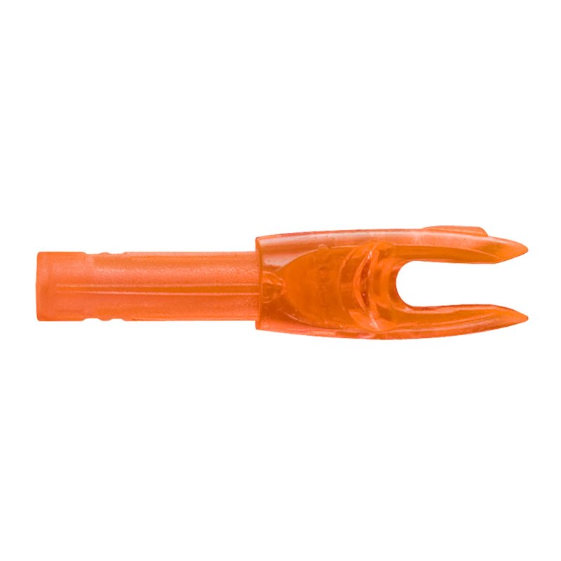 Easton 164464 4mm G Nocks Orange Large Groove - 100 Pack