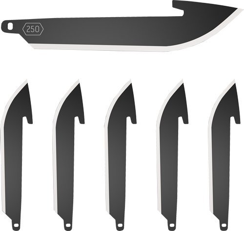 Outdoor Edge RR25K-6C 2.5 In Drop Point Blade Pack Black