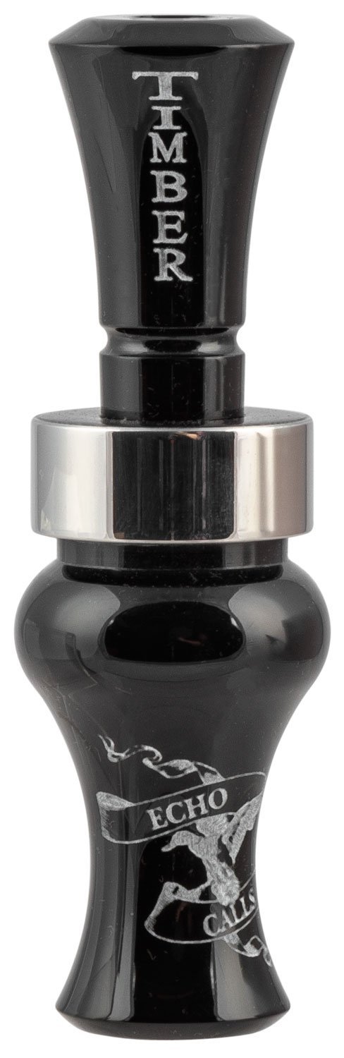 ECHO 77715 Timber Single Reed Duck Call Black Acrylic