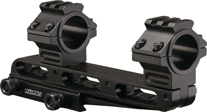 Konus 7219 Universal Cantilever Mount 30mm/1" Adjustable Length/Height